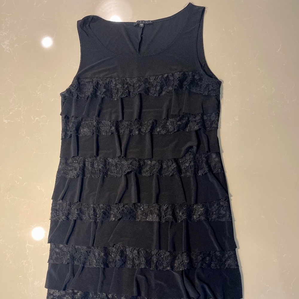 Tiana B Black Dress – Size L, Vintage 2012, Classic Cocktail Style
